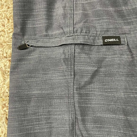 O’Neill Men’s Quick Dry Lightweight Boardshort Shorts Dark Gray, Size 32 (New) - Picture 7 of 9